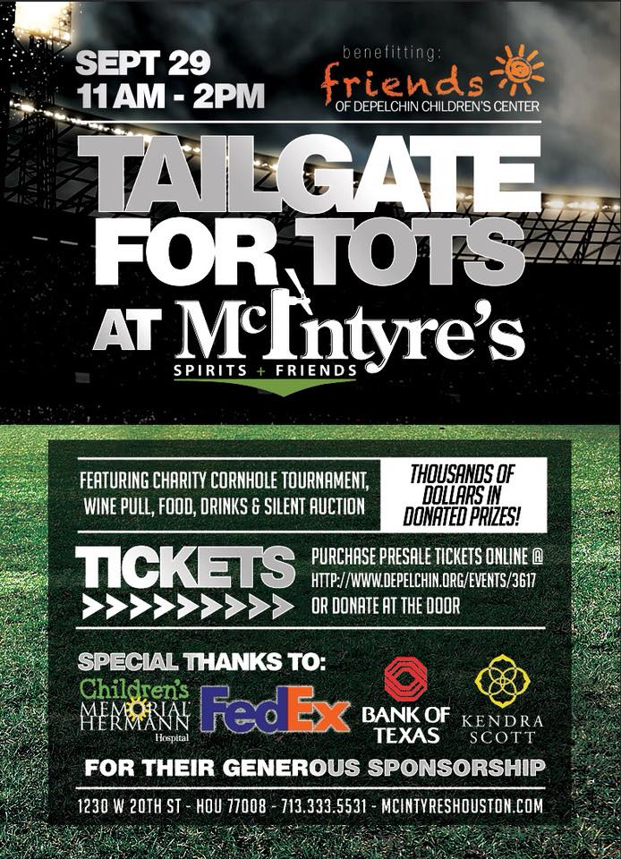 DePelchin Tailgate for Tots