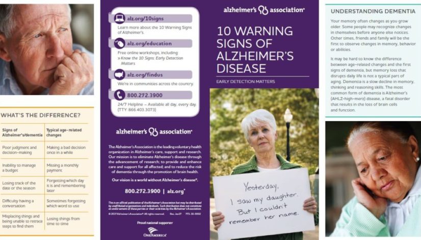 ALZ 10 warning signs